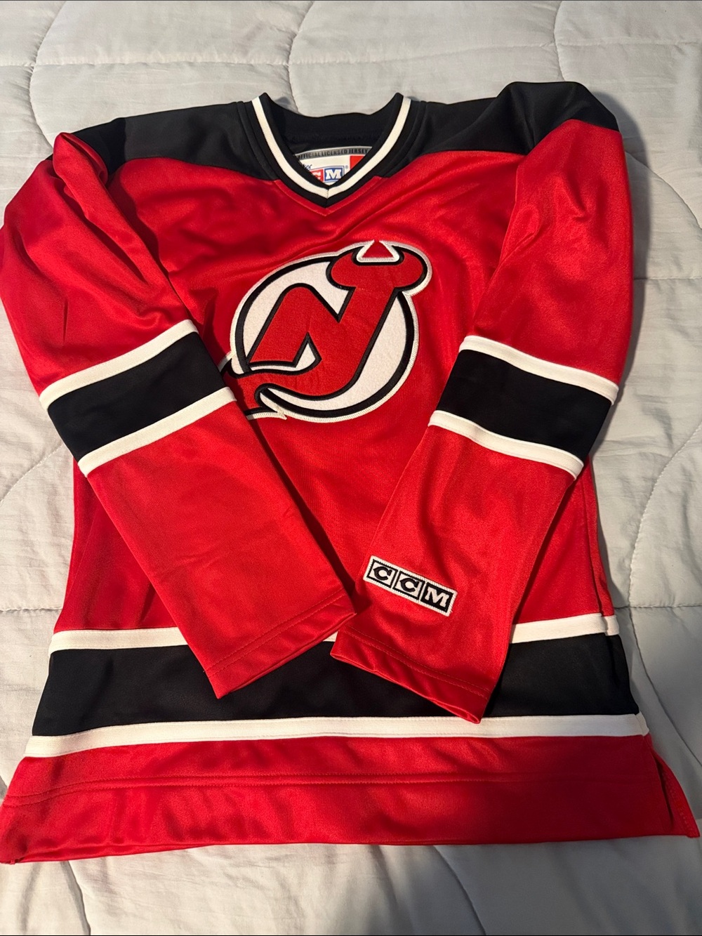 CCM Women's New Jersey Devils Hockey Jersey Red & Black